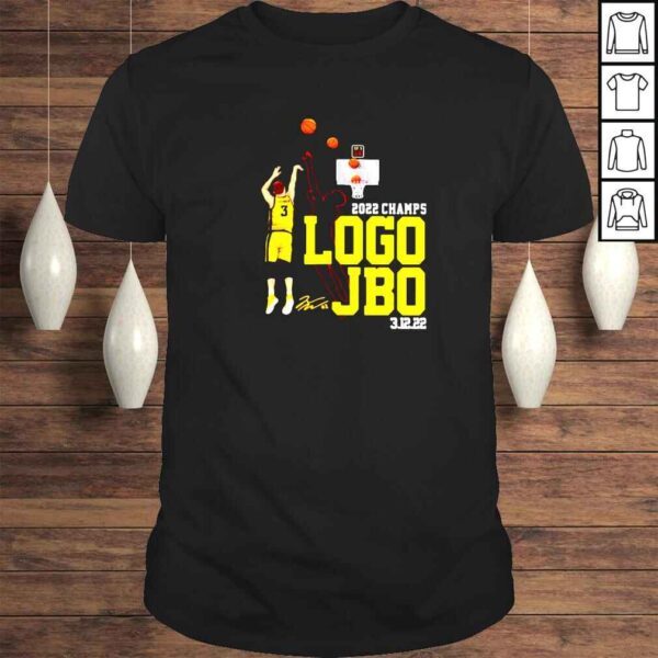 Jordan Bohannon 2022 Champs Logo Jbo 3 12 22 shirt