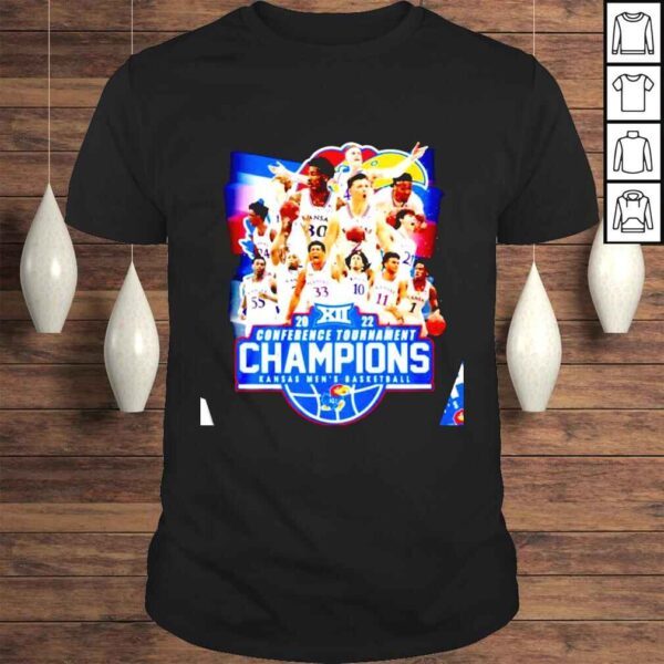 Kansas Jayhawks 2022 Conference Tournament Champions shirt