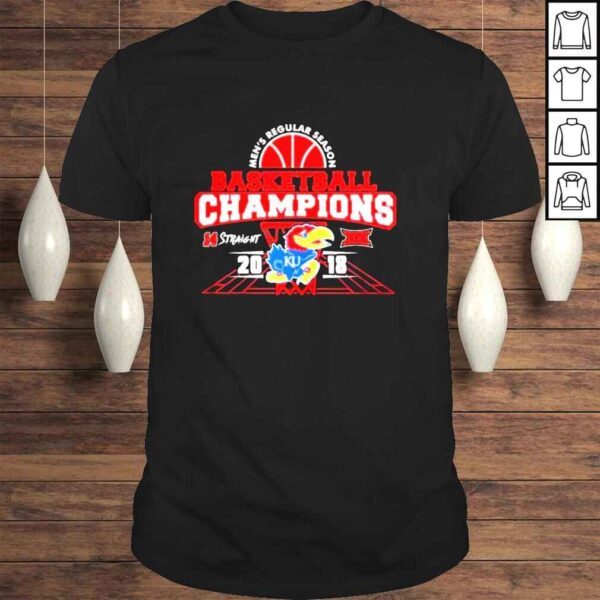 Kansas Jayhawks Mens Regular Season Basketball Champions 14 Straight 2018 shirt