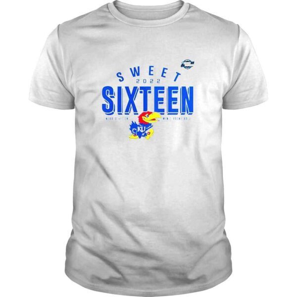 Kansas Jayhawks NCAA Mens Basketball Tournament March Madness Sweet Sixteen Jumpball 2022 Shirt