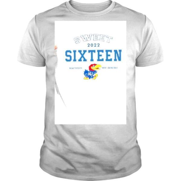 Kansas Jayhawks Sweet 16 Sixteen 2022 shirt