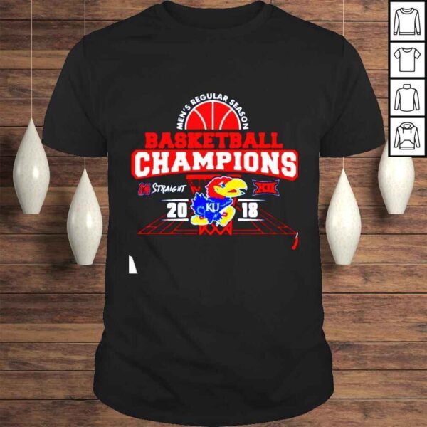 Kansas Jayhawks basketball champions mens regular season shirt