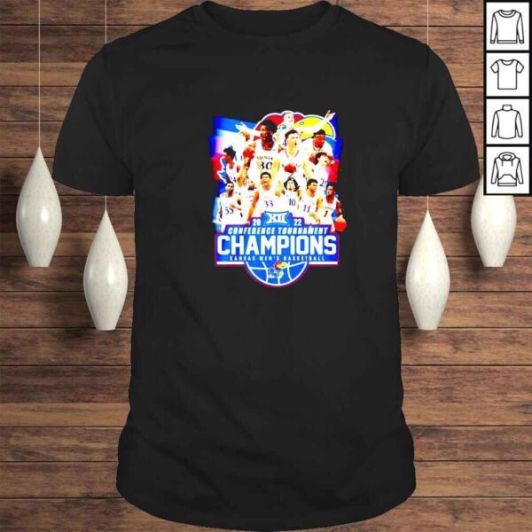 Kansas Mens basketball 2022 conference tournament champions shirt