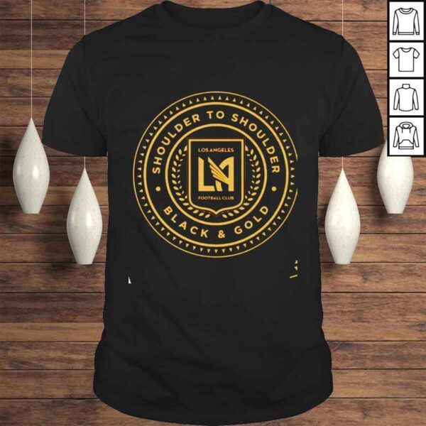 LAFC Shoulder To Shoulder Black & Gold shirt