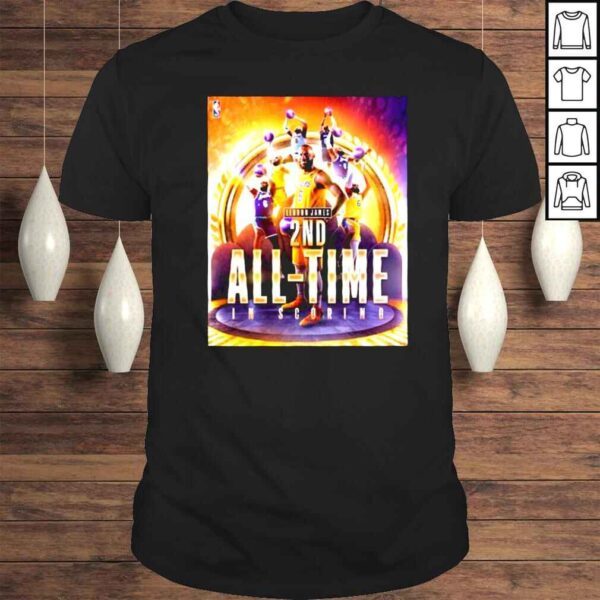 Lebron James 2nd AllTime in Scoring Shirt