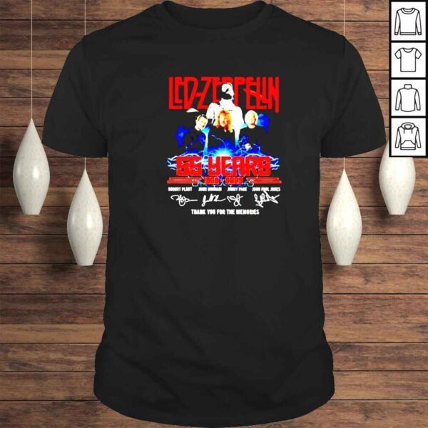 Led Zeppelin 55 Years 1968 2023 thank you for the memories shirt