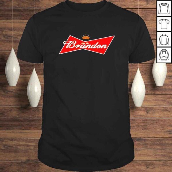 Lets Go Brandon Budweiser mashup shirt