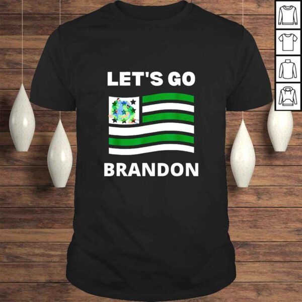 Lets Go Brandon Earth Day American Flag TShirt