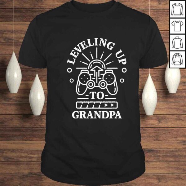 Leveling up to grandpa shirt