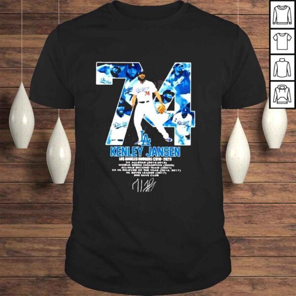 Los Angeles Dodgers Kenley jansen 2010 2021 thank you for the memories signature shirt