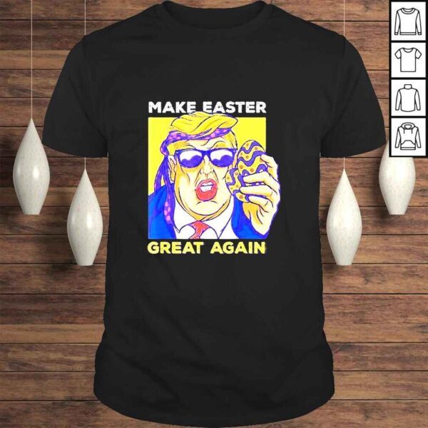 Make Easter Great Again Trump Easter Egg Usa TShirt