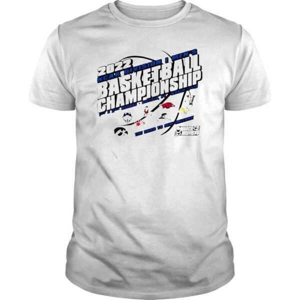 March Madness 2022 NCAA Division I mens Basketball Championship the road to New Orleans shirt