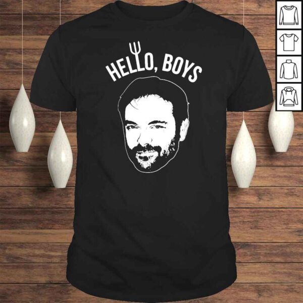 Mark Sheppard Hello Boys Hooded shirt