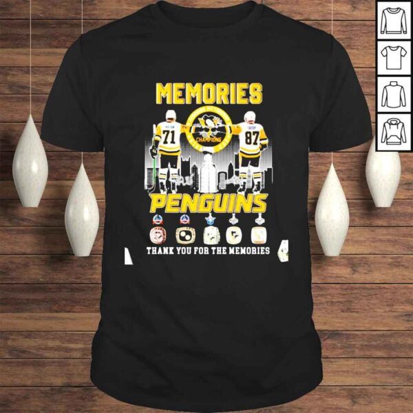 Memories Pittsburgh Penguins thank you for the memories signatures shirt