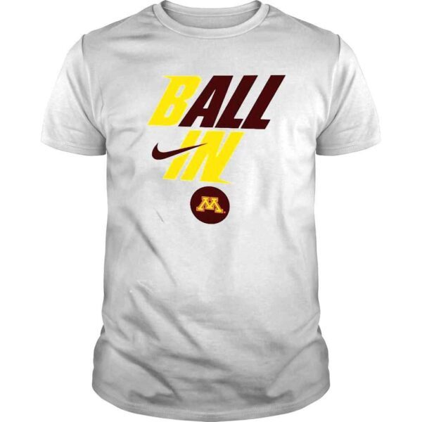 Minnesota Golden Gophers Nike Ball In shirt