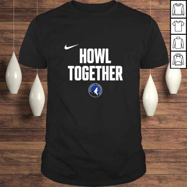 Minnesota Timberwolves Howl Together TShirt