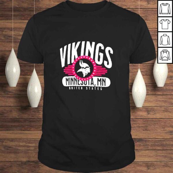 Minnesota Vikings Badge Of Honor TShirt