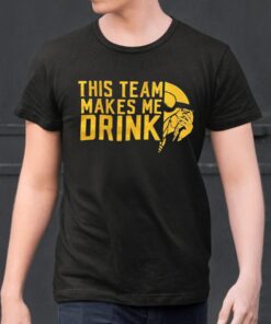 Minnesota Vikings This Team Makes Me Drink Shirt