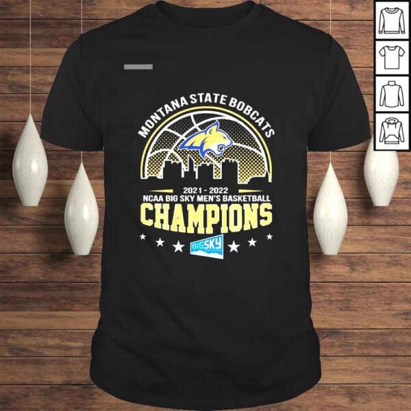 Montana State Bobcats 2022 NCAA Big Sky Mens Basketball Champions shirt