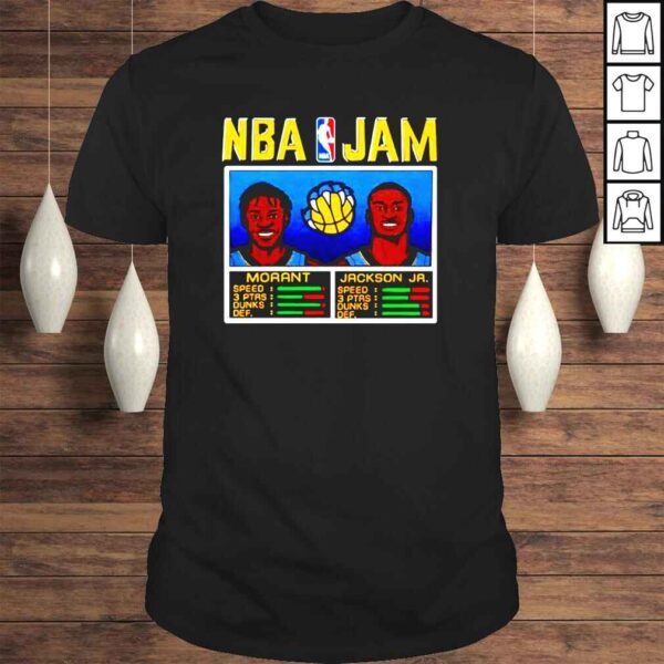 Morant and Jackson Jr NBA Jam Tshirt