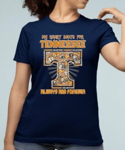 My Heart Beats For Tennessee Always And Forever Shirt