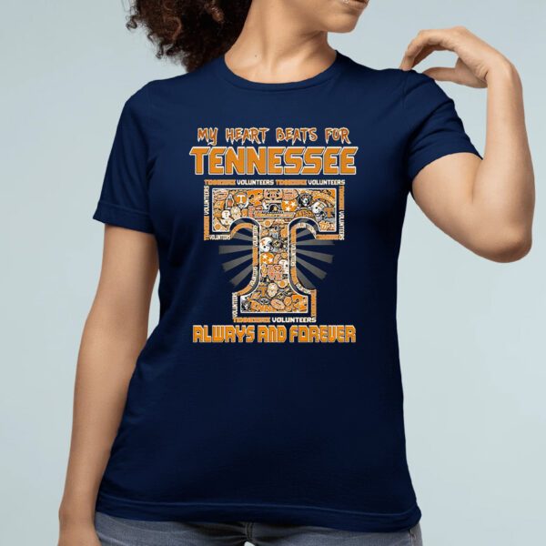 My Heart Beats For Tennessee Always And Forever Shirt