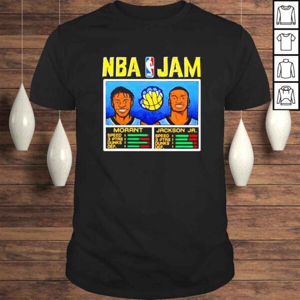 Nba Jam Grizzlies Morant and Jackson shirt