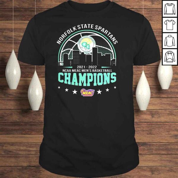 Norfolk State Spartans 20212022 NCAA Meac Mens Basketball Champions tshirt