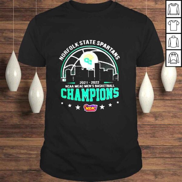 Norfolk state spartans 20212022 ncaa meac mens basketball champions shirt