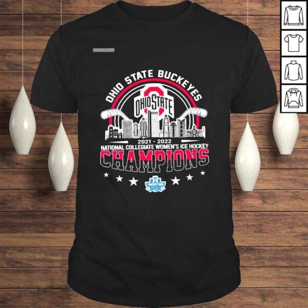 Ohio State Buckeyes 2022 Womens Frozen Four Champions Tshirt