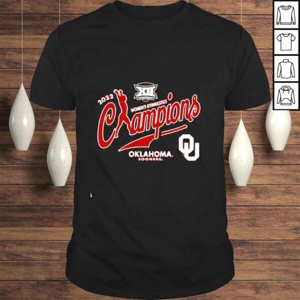 Oklahoma Sooners 2022 Big 12 Womens Gymnastics Conference Champions Shirt