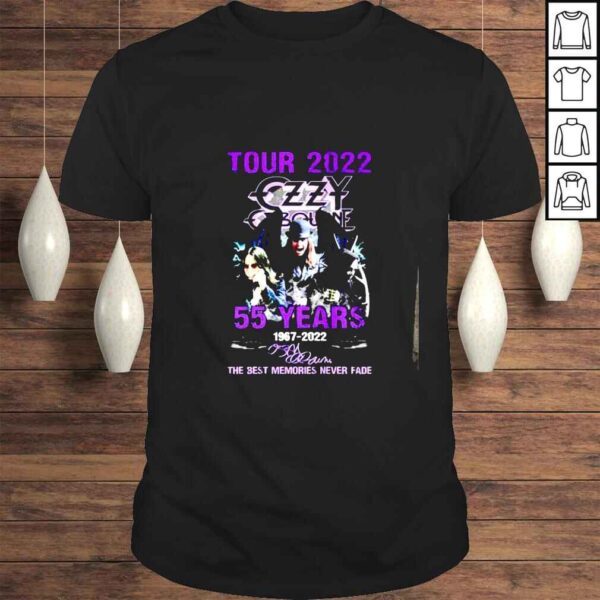 OzzO Tour 2022 55 years 19672022 the best memories never fade signature shirt