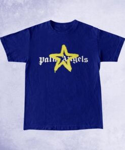 Palm Angels Star Sprayed Logo Shirts