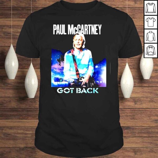 Paul Mccartney got back 2022 signature Tee shirt