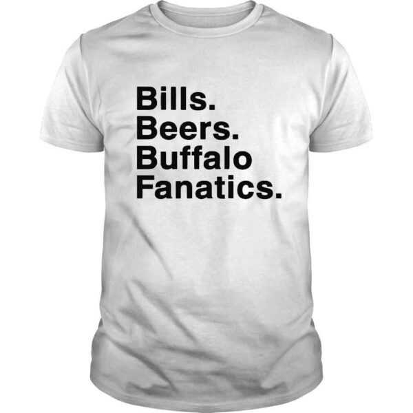 Pierre Kingpin Bills beers Buffalo Fanatics shirt