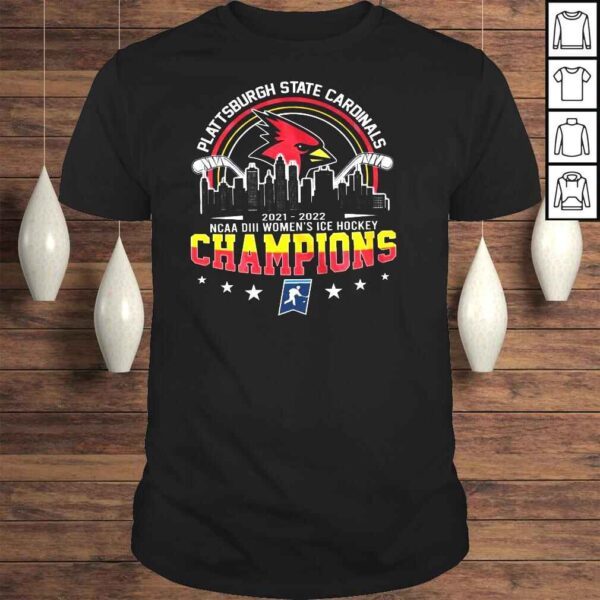 Plattsburgh State Cardinals 20212022 NCAA DIII Womens Ice Hockey Champions shirt