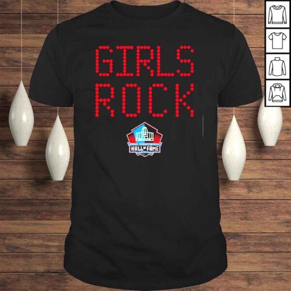 Pro Football Hof Store Merch Hall Of Fame Youth Girls Rock Long Sleeve Tee Shirt