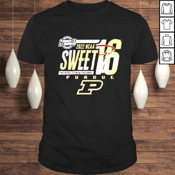 Purdue Basketball 2022 NCAA Sweet the road to new Orleans shirt