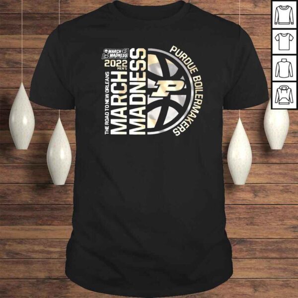 Purdue Boilermakers 2022 Mens Ncaa The Road To New Orleans March Madness Shirt