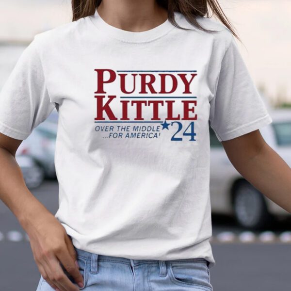 Purdy kittle over the middle 24 for America Tshirt