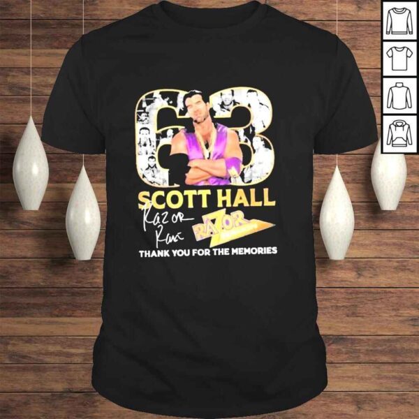 RIP 63 Scott Hall Razor Ramon 1958 2022 signature Shirt