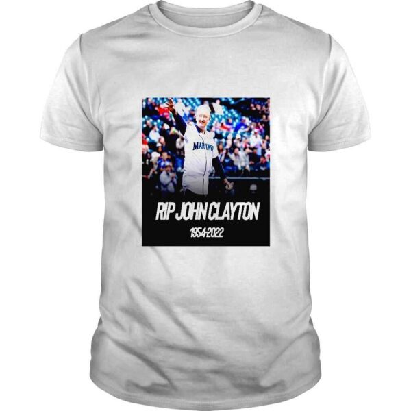 RIP John Clayton Hall Of Fame Broadcaste 19542022 TShirt