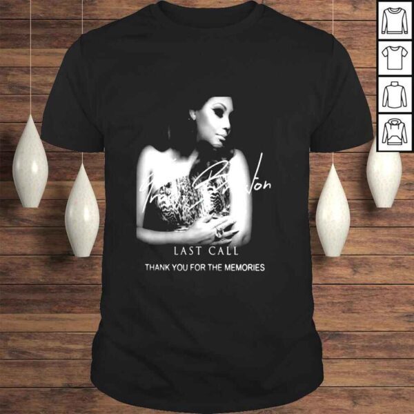 RIP Traci Braxton last call thank You for the memories signature shirt