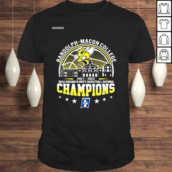 RandolphMacon College 2022 NCAA Division III Mens Basketball National Champions shirt