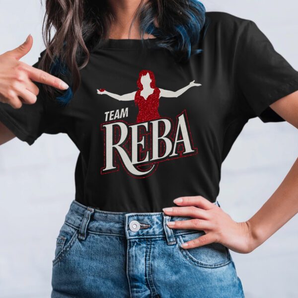 Reba McEntire Team Reba Red Dress T-Shirt