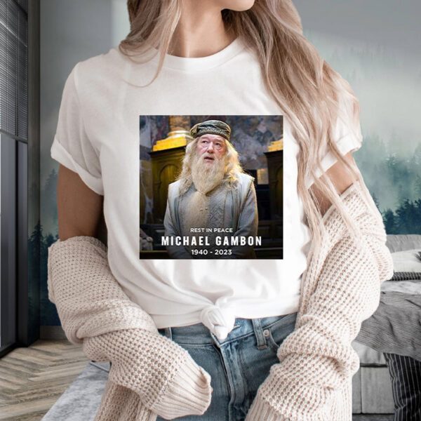 Rest In Peace Michael Gambon 1940-2023 T-Shirts