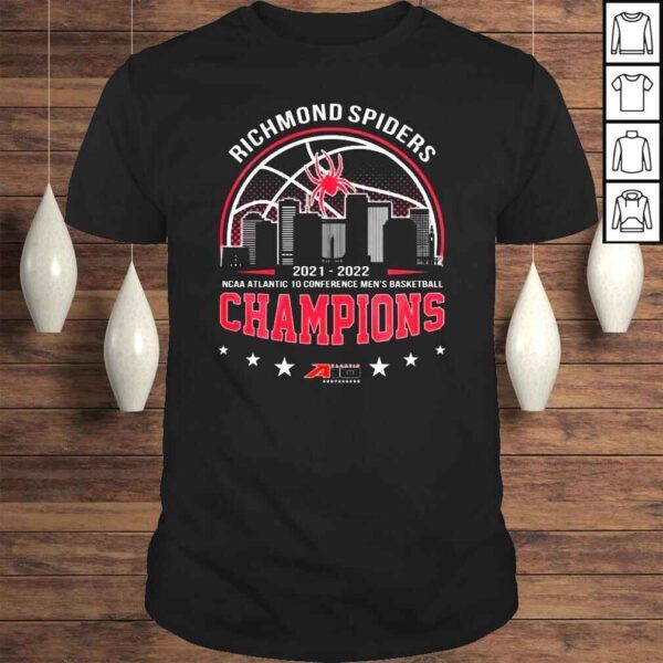 Richmond Spiders 20212022 NCAA Atlantic 10 Conference Men_s Basketball Champions shirt