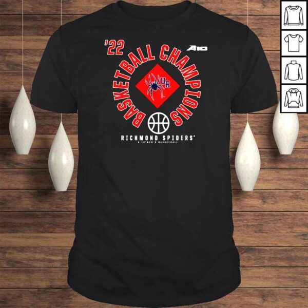 Richmond Spiders 2022 Atlantic 10 Mens Basketball Conference Tournament Champions TShirt