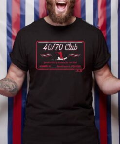 Ronald Acuña Jr 40 70 Club Membership Card TShirt