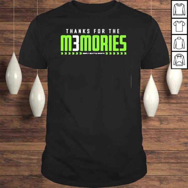 Russell Wilson Thanks For The Memories Simply Seattle Sports Shirt